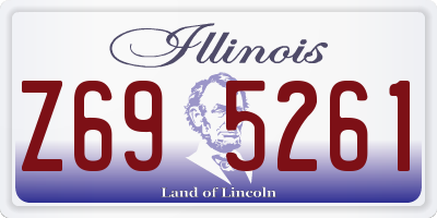 IL license plate Z695261