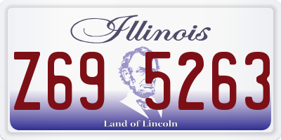 IL license plate Z695263