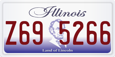 IL license plate Z695266