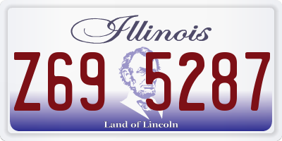 IL license plate Z695287