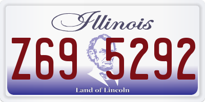 IL license plate Z695292
