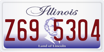 IL license plate Z695304