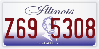IL license plate Z695308