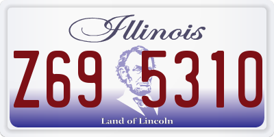IL license plate Z695310