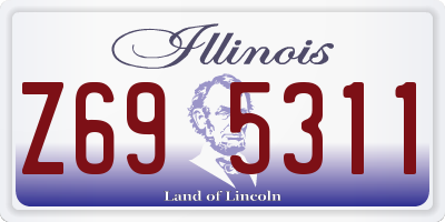 IL license plate Z695311