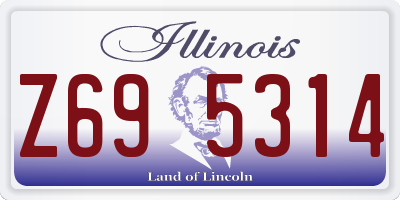 IL license plate Z695314