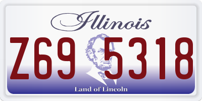 IL license plate Z695318