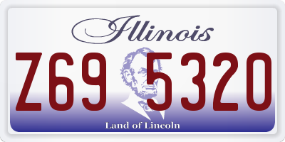 IL license plate Z695320