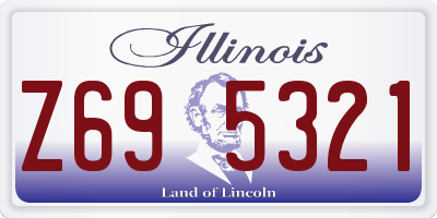 IL license plate Z695321