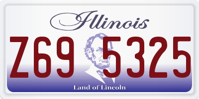IL license plate Z695325