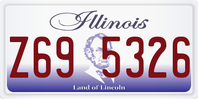 IL license plate Z695326