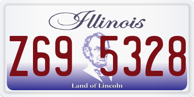 IL license plate Z695328