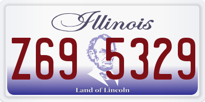 IL license plate Z695329