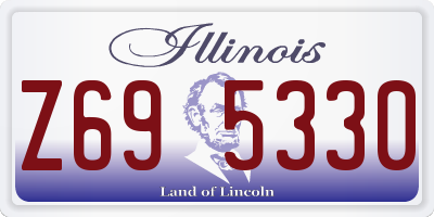 IL license plate Z695330