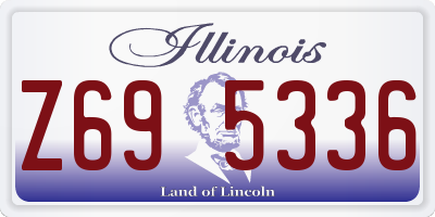 IL license plate Z695336