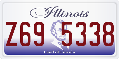 IL license plate Z695338