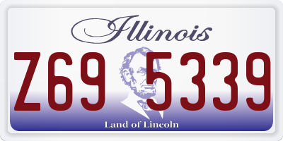 IL license plate Z695339