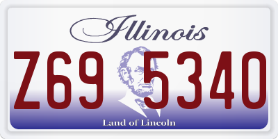 IL license plate Z695340