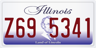 IL license plate Z695341