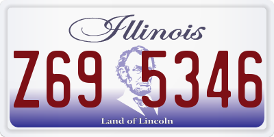 IL license plate Z695346