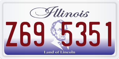 IL license plate Z695351