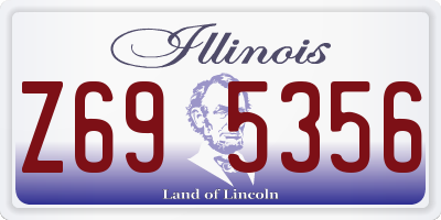 IL license plate Z695356