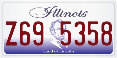 IL license plate Z695358