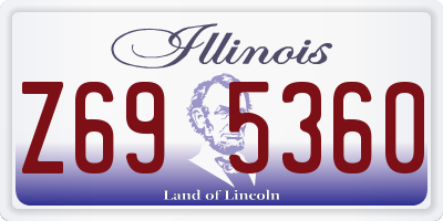 IL license plate Z695360