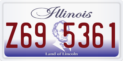 IL license plate Z695361
