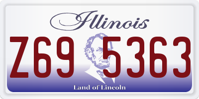 IL license plate Z695363