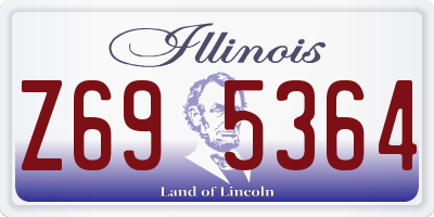 IL license plate Z695364