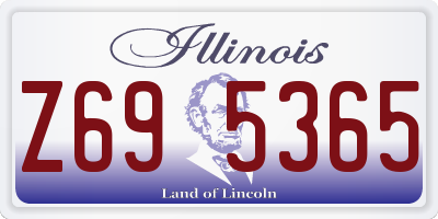 IL license plate Z695365