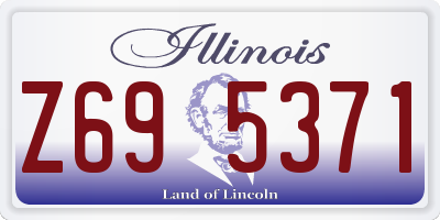 IL license plate Z695371