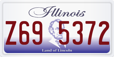 IL license plate Z695372