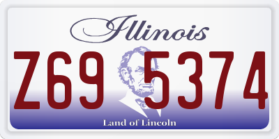 IL license plate Z695374