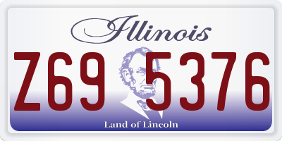 IL license plate Z695376