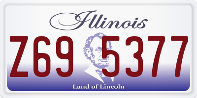 IL license plate Z695377