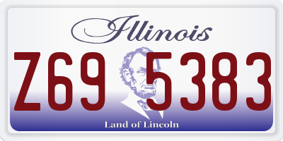 IL license plate Z695383