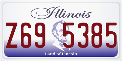 IL license plate Z695385