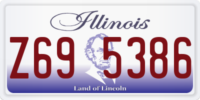IL license plate Z695386