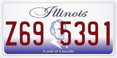 IL license plate Z695391