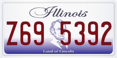 IL license plate Z695392