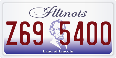 IL license plate Z695400