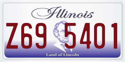 IL license plate Z695401