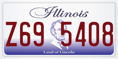 IL license plate Z695408