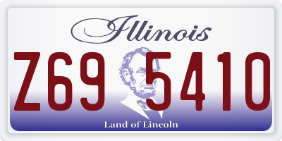 IL license plate Z695410
