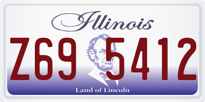 IL license plate Z695412