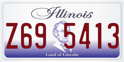 IL license plate Z695413