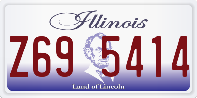 IL license plate Z695414