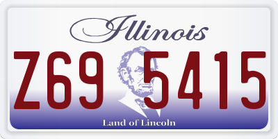 IL license plate Z695415